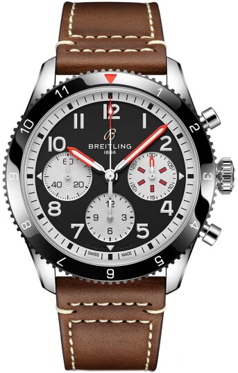 Breitling Herreklokke Y233801A1B1X1 Classic Avi Grå/Lær Ø42 mm