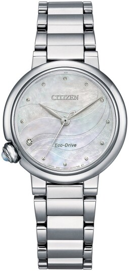 Citizen Dameklokke EM0910 80D Elegance Hvit/Stål Ø30 mm
