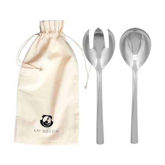 Kay Bojesen Grand Prix salatbestikk 18,5 cm 2 deler Polished steel Kay Bojesen Grand Prix salatbestikk 18,5 cm 2 deler Polished steel