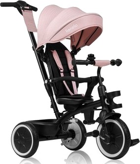 lionelo Trehjulssykkel med bær rosa rose lionelo Trehjulssykkel med bær rosa rose