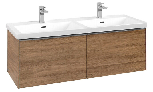 Villeroy & Boch Subway 3.0 Servantskap m/2 skuffer 1272x429x478 mm Kansas Eik Villeroy & Boch Subway 3.0 Servantskap m/2 skuffer 1272x429x478 mm Kansas Eik