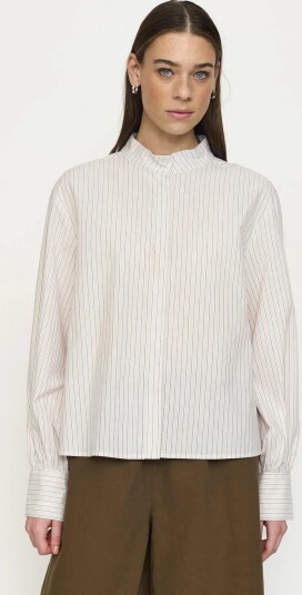 Soft Rebels Srveronica Volume Striped Shirt Pink M
