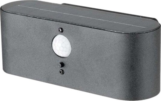 V Tac 2.5W Solcelle vegglampe LED IP54 sensor justerbar spredning Dimbar : Ikke dimbar Kulør : Varm V Tac 2.5W Solcelle vegglampe LED IP54 sensor justerbar spredning Dimbar : Ikke dimbar Kulør : Varm