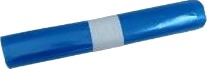Sæk 100Ltr B700xl1100mm 45My Standard Blåtonet,20 Rl X 10 Stk/Krt