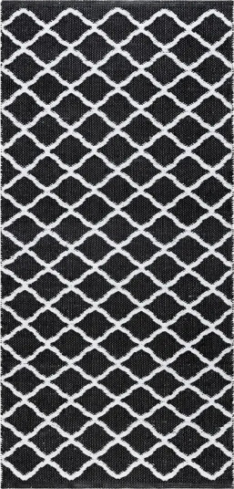 Plastteppe Hilma Wave 70x250 cm Svart