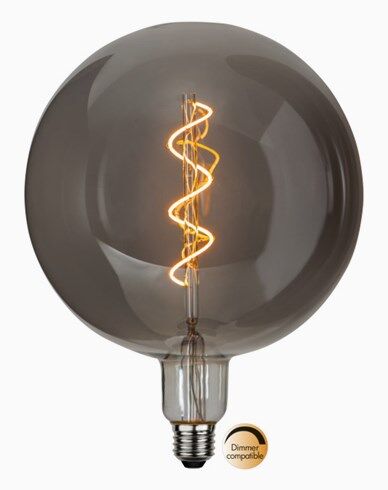 Star Trading LED-pære E27 G200 Industrial Vintage, Smoke Star Trading LED-pære E27 G200 Industrial Vintage, Smoke