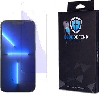 iPhone 13 Pro BlueDefend Anti-Blue Light Skjermbeskyttere Beskyttelsesglass - 2 stk.