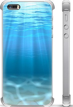 iPhone 5/5S/SE Hybrid-deksel - Hav