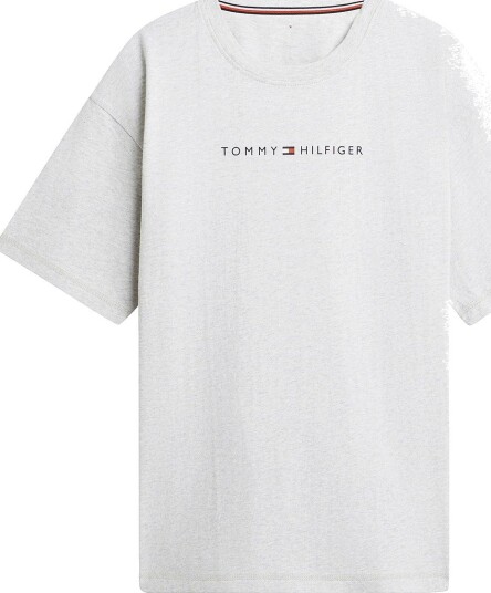 Tommy Hilfiger T skjorte SS Cont. Logo Grå