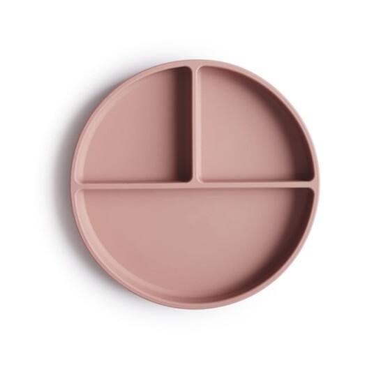 Mushie Tallerken Silikon Med Sugefunksjon Mushie Blush