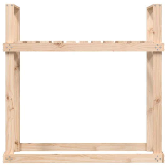 Vedstativ 110x35x108,5 cm heltre furu Vedstativ 110x35x108,5 cm heltre furu