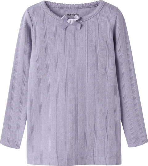 Name It Nmfolene Ls Slim Top   Purple   86