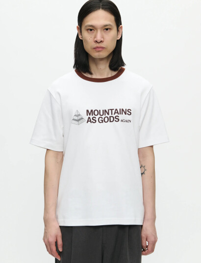 WOOD WOOD Wwsloane Tee Mega 25214 - White - S