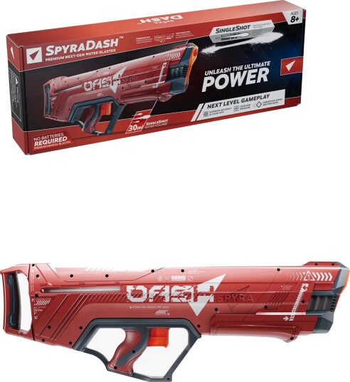 Spyra Vannpistol Dash, Rød Spyra Vannpistol Dash, Rød