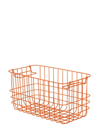 Mette Ditmer Store-It Basket - Orange - W16.5X L31X H16CM Mette Ditmer Store-It Basket - Orange - W16.5X L31X H16CM