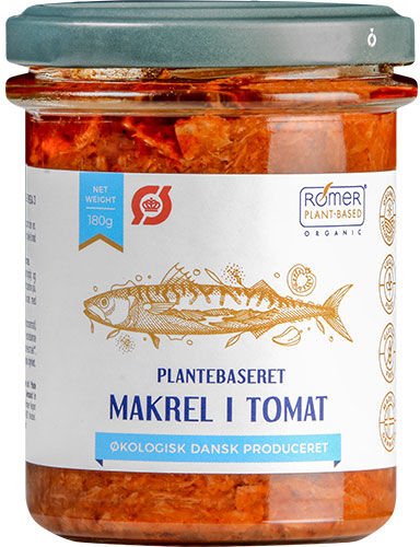 Rømer Plantebasert makrell i tomat Økologisk - 180 g Rømer Plantebasert makrell i tomat Økologisk - 180 g
