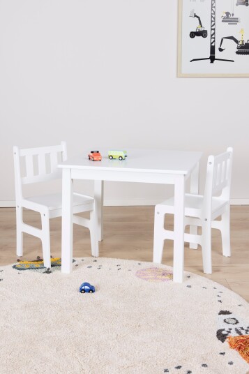 Alice & Fox Table & Chair SIENA White
