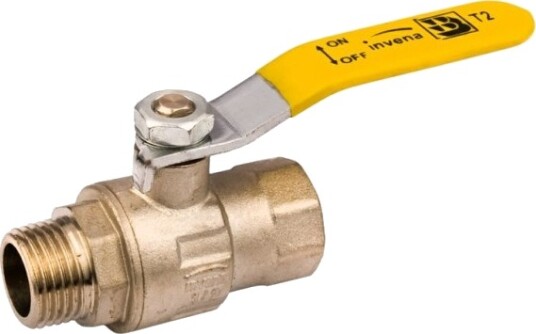 Invena Gasskran Innvendig/Utvendig Gjenger 1/2" - Gz-30-015