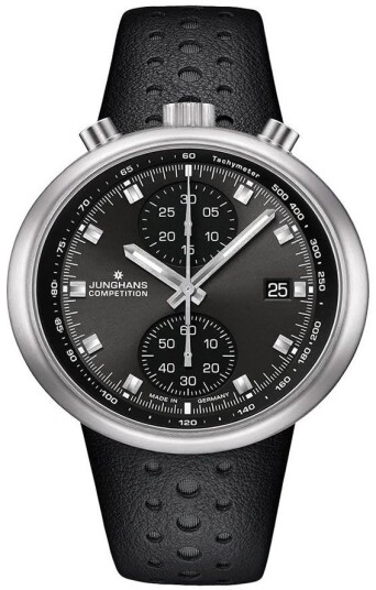 Junghans 1972 Competition Herreklokke 27/4504.00 Sort/Lær 41x45.5 mm
