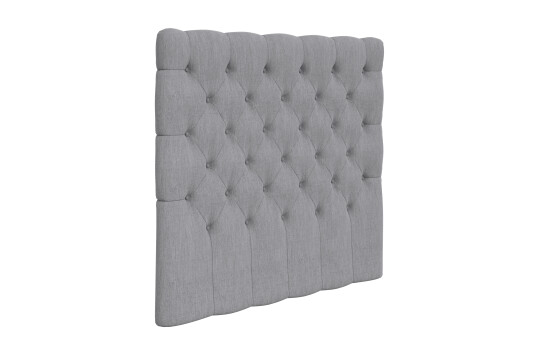 Sengegavl Roma/Romance 120 cm Dypstiftet Lysgrå