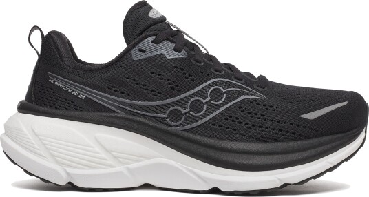 Saucony Women"s Hurricane 25 Wide Black/white 42.5