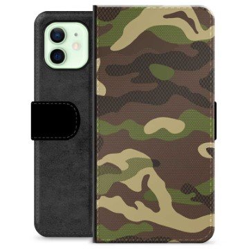 iPhone 12 Premium Lommebok-deksel Kamuflasje