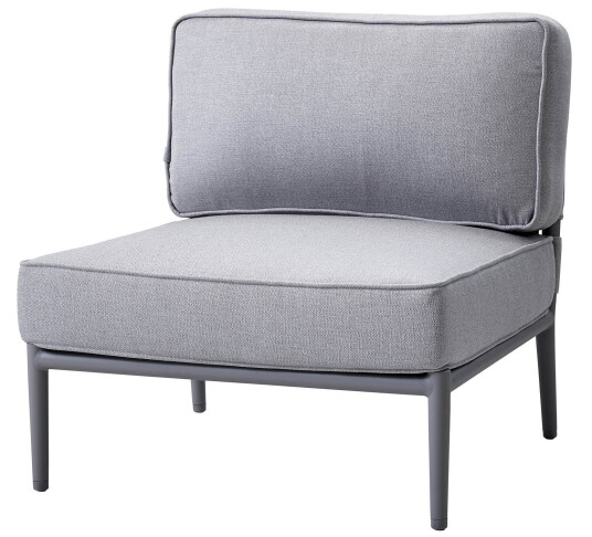 Cane-line Conic midtdel Light grey Grå Cane-line Conic midtdel Light grey Grå
