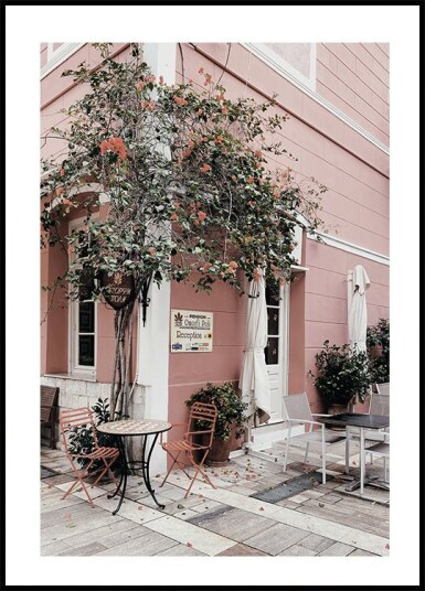 Cozy Streetview On Nafplio Plakat Plakat / 100x150cm