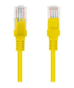 Lanberg Koblingskabel Rj-45 Hann Til Rj-45 Hann 10 M Utp Cat 6 Uten Hindringer Formstøpt Ral 1028 Gul