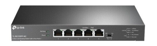 Tp-Link Tl-Sg105pp-M2, Uhåndtert, Gigabit Ethernet (10/100/1000), Strøm Over Ethernet (Poe)