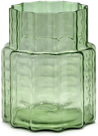Serax Waves 04 vase Ø18x21 cm Green clear Serax Waves 04 vase Ø18x21 cm Green clear