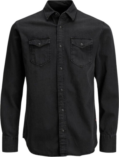 Jack & Jones Herre Skjorter Svart XS,
