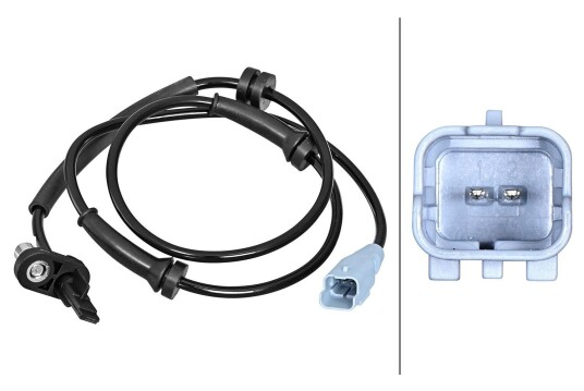 Sensor, ABS HELLA 6PU 358 217-231