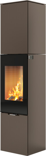 Rais Nexo 185 mocca vedovn med glassdør Rais Nexo 185 mocca vedovn med glassdør