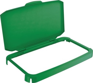 Hængslet Låg Til Affaldsspand Durable Durabin 60L Grøn