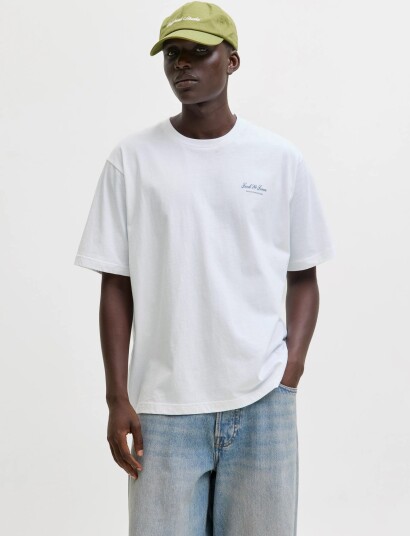 Jack & Jones Jjearchive Graphic Tee Ss O Neck Noos White S