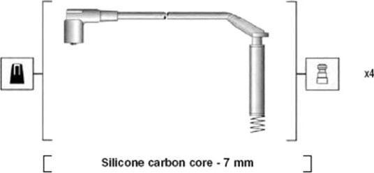 MAGNETI MARELLI 941125190673 Tennplugg kabelsett