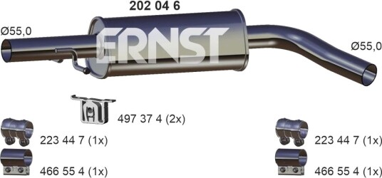 ERNST 202046 Midtre lydpotte ERNST 202046 Midtre lydpotte