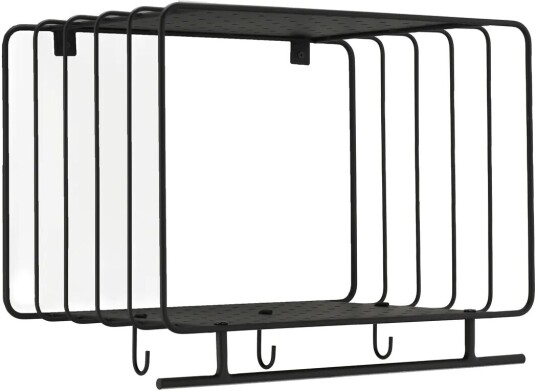 Scandi Living Nod hatthylle 45 cm Black