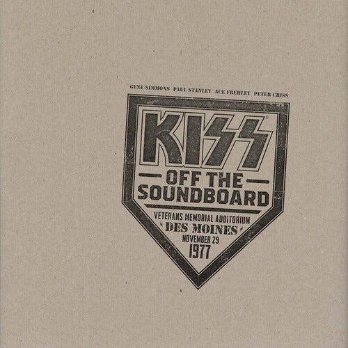 Kiss Kiss Off The Soundboard: Live In Des Moines LP/Vinyl Kiss Kiss Off The Soundboard: Live In Des Moines LP/Vinyl