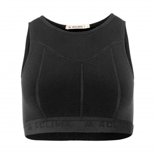 Aclima  FleeceWool V2 Top W´s Dame, 123 Jet Black, XS