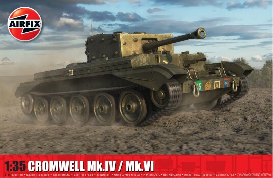 Airfix A1384 Cromwell Mk. IV/Mk. VI Modellbyggesett 1:35