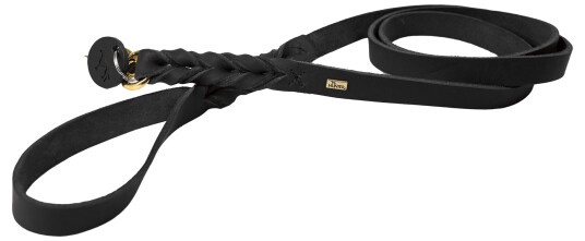 Hunter Sansibar Solid 20mm Hundesele 180cm Svart Hunter Sansibar Solid 20mm Hundesele 180cm Svart