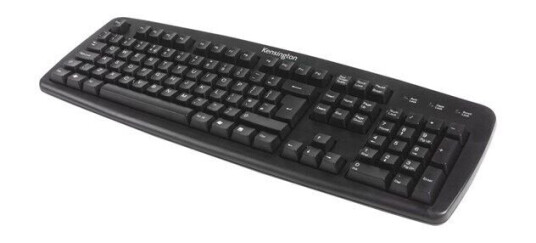 Kensington ValuKeyboard - keyboard - Portuguese - black - Tastatur - Portugisisk - Svart