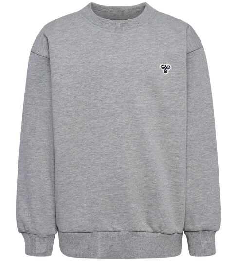 Hummel Grey Melange Loose Sweatshirts Bee 146-152