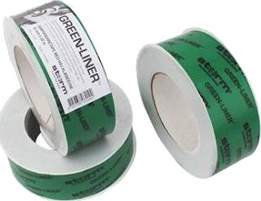 Green Liner Tape 50 Mm X25 M Er En Fleksibel Dampspærretape Som Anvendes Til Permanent Samling Af Dampspærrefolie Green Liner Tape 50 Mm X25 M Er En Fleksibel Dampspærretape Som Anvendes Til Permanent Samling Af Dampspærrefolie