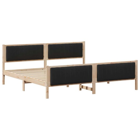  Sengestamme Brunt og svart 200 x 200 cm Heltre furu