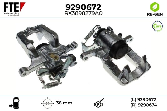 Bremsecaliper FTE 9290672 Bremsecaliper FTE 9290672