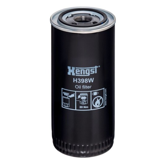 Oljefilter HENGST FILTER H398W Oljefilter HENGST FILTER H398W