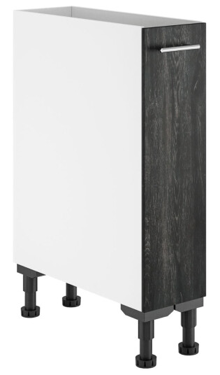 Alterna Vaskerom: Benkeskap B20-60xd60xh72cm M/uttrekk Mørk eik / 20cm